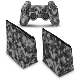 KIT Capa Case e Skin Anti-Rage PS3 Controle - Camuflado - Pop Arte Skins - foto 2