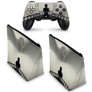 KIT Capa Case e Skin Anti-Rage PS4 Controle - Game Of Thrones #B - Pop Arte Skins - foto 2