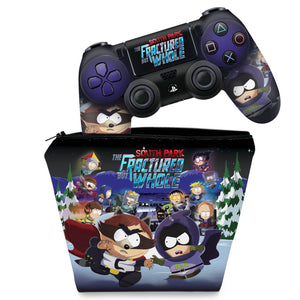 KIT Capa Case e Skin Anti-Rage PS4 Controle - South Park: The Fractured But Whole - Pop Arte Skins