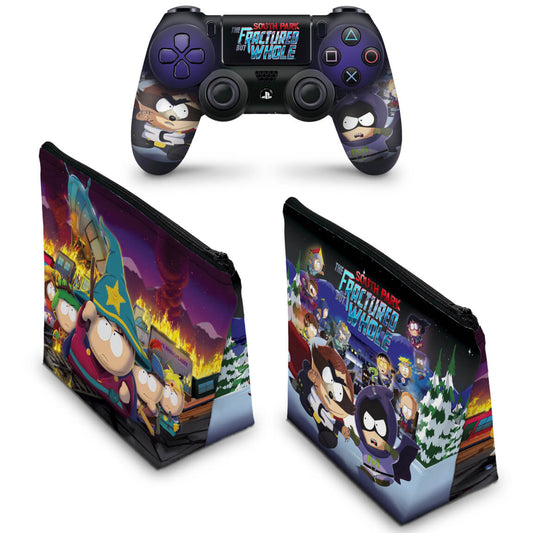 KIT Capa Case e Skin Anti-Rage PS4 Controle - South Park: The Fractured But Whole