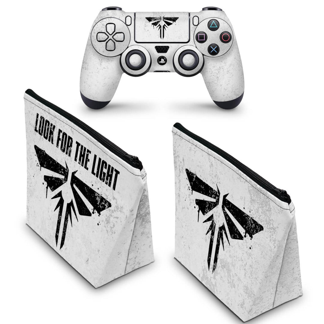 KIT Capa Case e Skin Anti-Rage PS4 Controle - Modelo 273 - Pop Arte Skins - foto 2