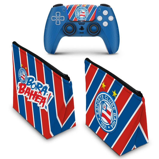 KIT Capa Case e Skin Anti-Rage PS5 Controle - Bahia B