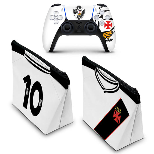 KIT Capa Case e Skin Anti-Rage PS5 Controle - Vasco B