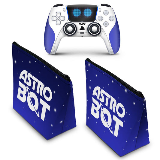 KIT Capa Case e Skin Anti-Rage PS5 Controle - Modelo 193