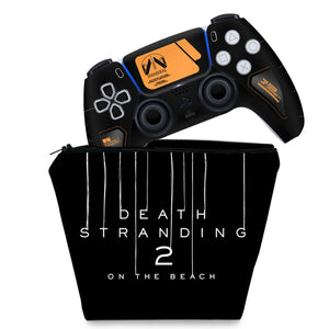 KIT Capa Case e Skin Anti-Rage PS5 Controle - Death Stranding 2