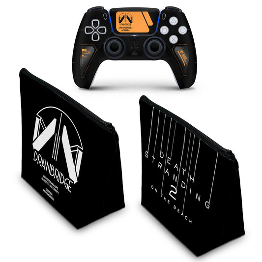 KIT Capa Case e Skin Anti-Rage PS5 Controle - Death Stranding 2