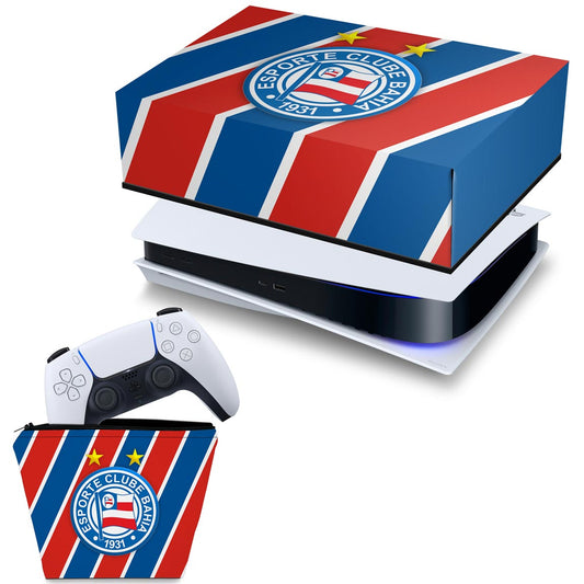 KIT Capa Anti Poeira e Case Controle PS5 Fat Horizontal - Bahia B