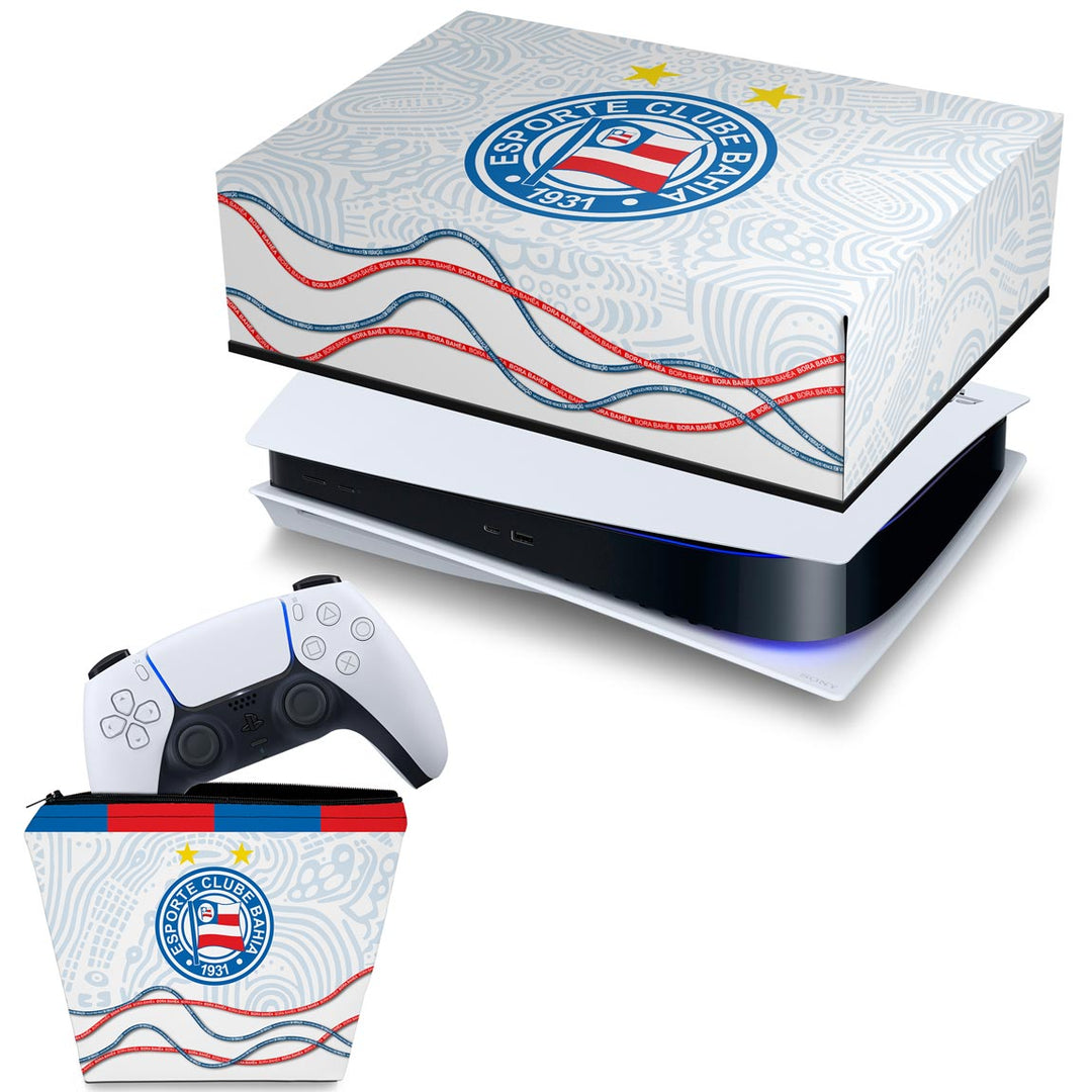 KIT Capa Anti Poeira e Case Controle PS5 Fat Horizontal - Bahia A