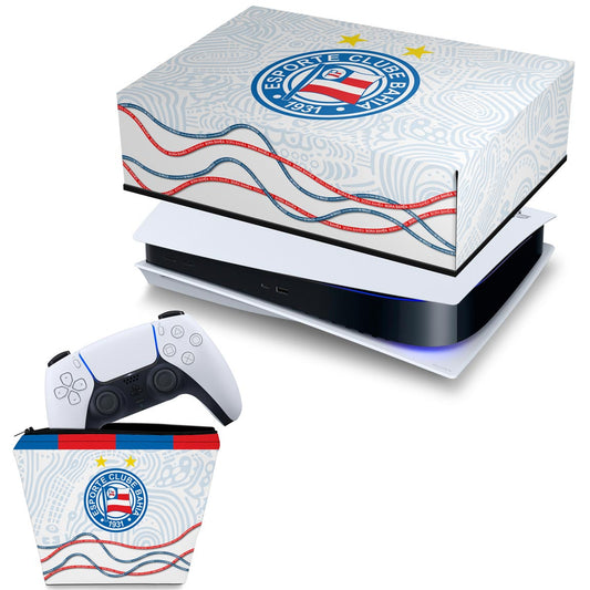 KIT Capa Anti Poeira e Case Controle PS5 Fat Horizontal - Bahia A