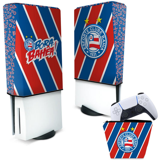 KIT Capa Anti Poeira e Case Controle PS5 Fat Vertical - Bahia B