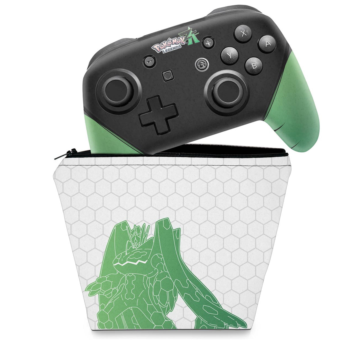 KIT Capa Case e Skin Nintendo Switch Pro Controle - Pokémon Legends Z-A