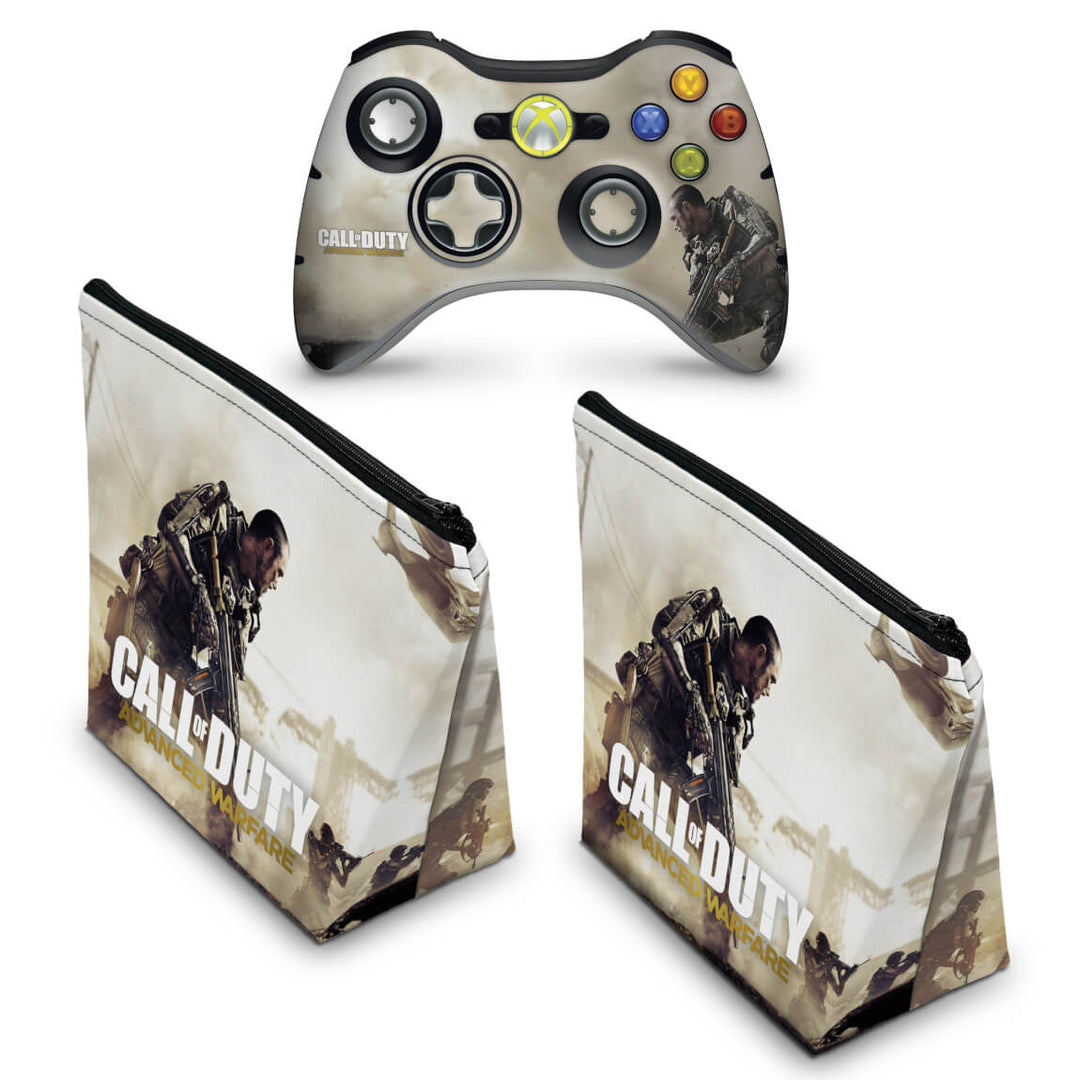 KIT Capa Case e Skin Anti-Rage Xbox 360 Controle - Call Of Duty Modern Warfare - Pop Arte Skins - foto 2