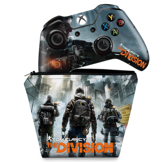 KIT Capa Case e Skin Anti-Rage Xbox One Fat Controle - Tom Clancy's The Division