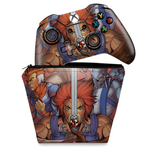 KIT Capa Case e Skin Anti-Rage Xbox One Fat Controle - Thundercats
