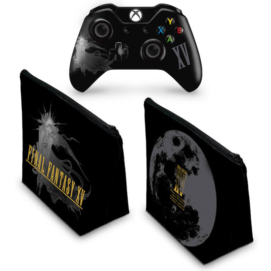 KIT Capa Case e Skin Anti-Rage Xbox One Fat Controle - Final Fantasy XV Bundle