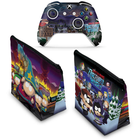 KIT Capa Case e Skin Anti-Rage Xbox One Slim X Controle - South Park: The Fractured But Whole