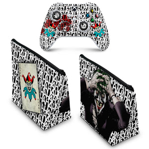 KIT Capa Case e Skin Anti-Rage Xbox Series S X Controle - Joker Coringa - Pop Arte Skins - foto 2