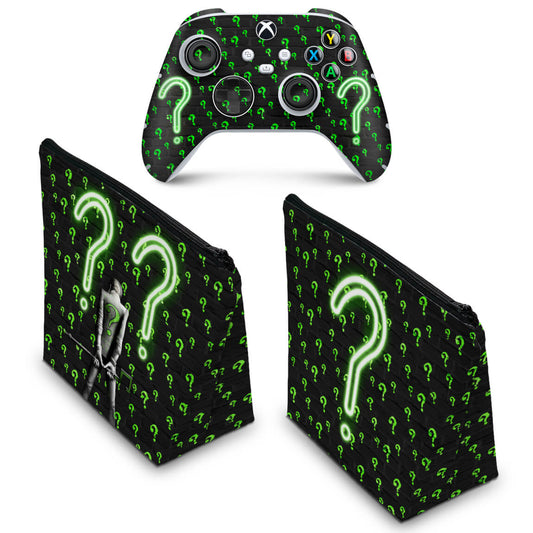 KIT Capa Case e Skin Anti-Rage Xbox Series S X Controle - Charada