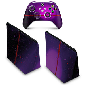 KIT Capa Case e Skin Anti-Rage Xbox Series S X Controle - Abstrato #102 - Pop Arte Skins - foto 2