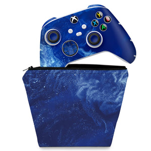 KIT Capa Case e Skin Anti-Rage Xbox Series S X Controle - Abstrato #106 - Pop Arte Skins