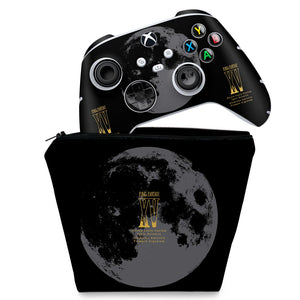 KIT Capa Case e Skin Anti-Rage Xbox Series S X Controle - Final Fantasy XV Bundle - Pop Arte Skins