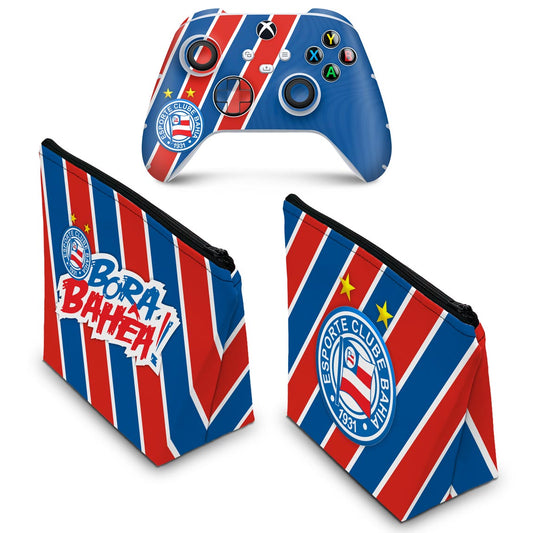 KIT Capa Case e Skin Anti-Rage Xbox Series S X Controle - Bahia B
