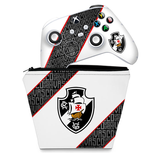 KIT Capa Case e Skin Xbox Series S X Controle - Vasco A