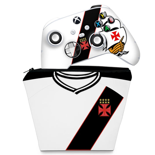 KIT Capa Case e Skin Xbox Series S X Controle - Vasco B