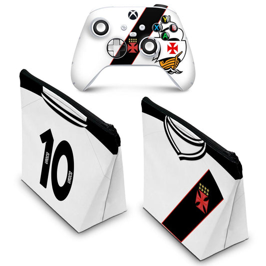 KIT Capa Case e Skin Anti-Rage Xbox Series S X Controle - Vasco B