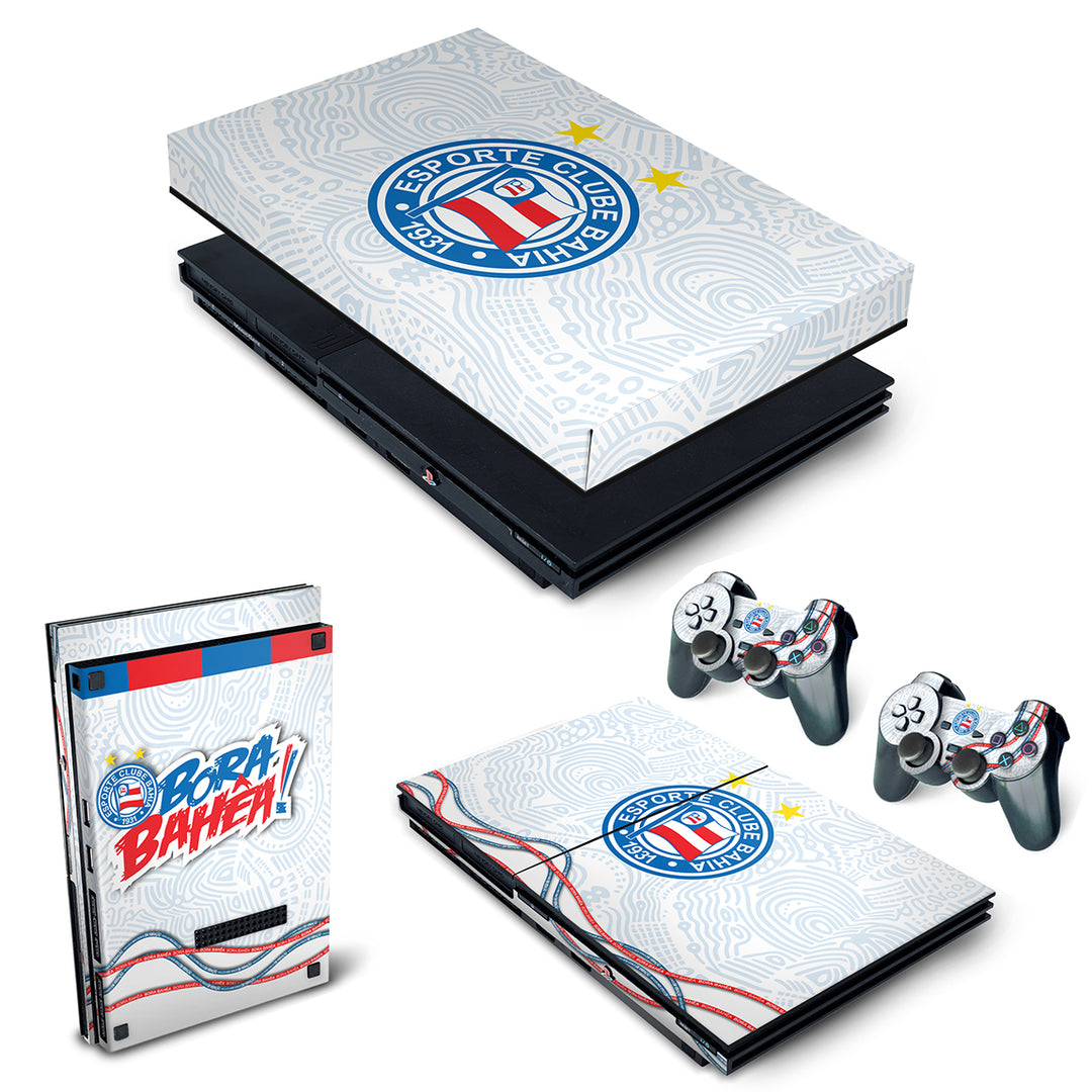 KIT Capa Anti Poeira e Skin Anti-Rage PS2 Slim - Bahia A