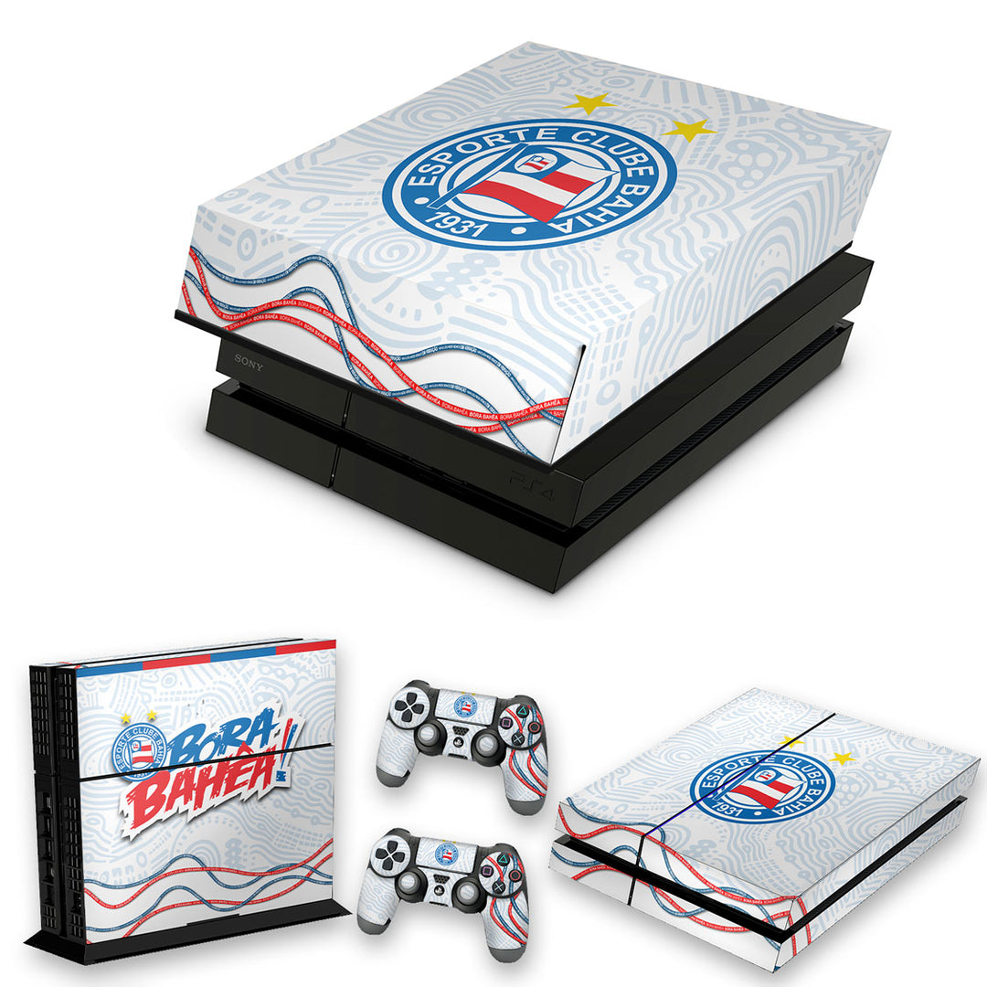 KIT Capa Anti Poeira e Skin Anti-Rage PS4 Fat - Bahia A - Pop Arte Skins