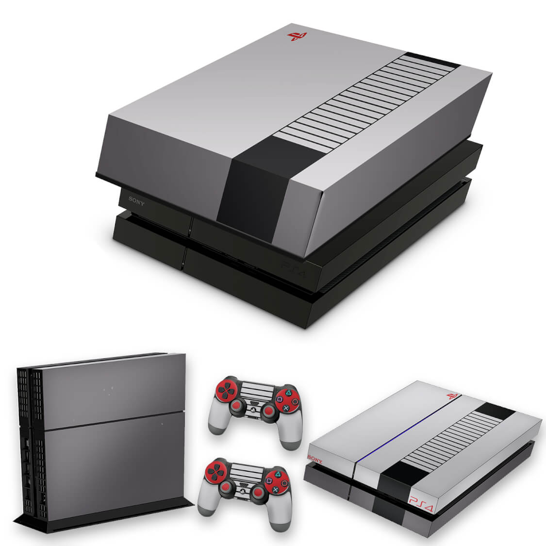 KIT Capa Anti Poeira e Skin Anti-Rage PS4 Fat - Nintendinho