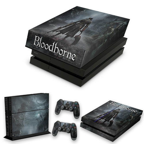 KIT Capa Anti Poeira e Skin Anti-Rage PS4 Fat - Bloodborne