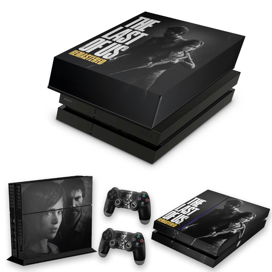 KIT Capa Anti Poeira e Skin Anti-Rage PS4 Fat - Modelo 079