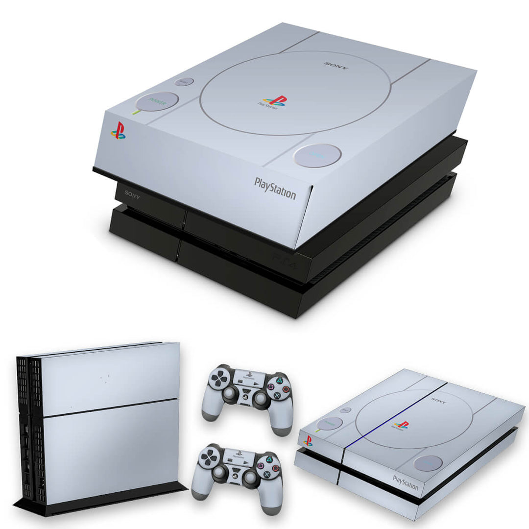 KIT Capa Anti Poeira e Skin Anti-Rage PS4 Fat - Sony Playstation 1 - Pop Arte Skins