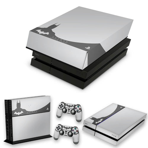 KIT Capa Anti Poeira e Skin Anti-Rage PS4 Fat - Batman Arkham - Special Edition