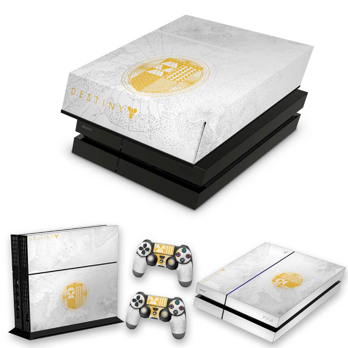 KIT Capa Anti Poeira e Skin Anti-Rage PS4 Fat - Limited Edition Destiny