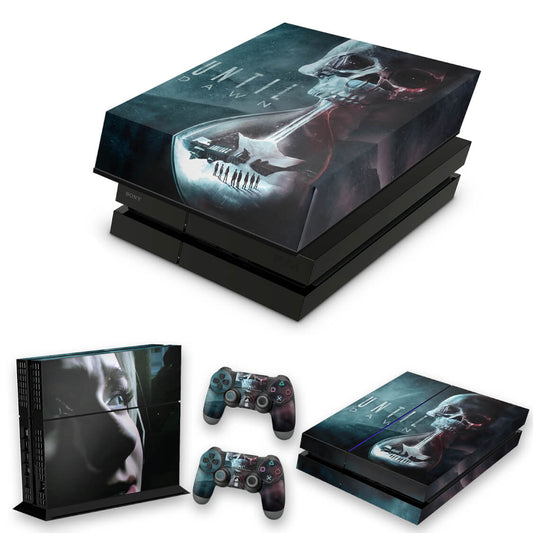 KIT Capa Anti Poeira e Skin Anti-Rage PS4 Fat - Until Dawn