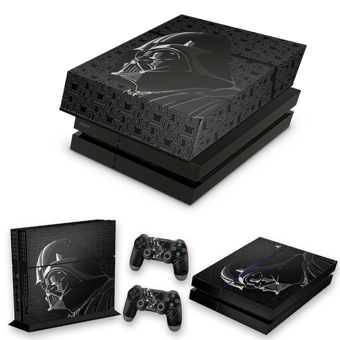 KIT Capa Anti Poeira e Skin Anti-Rage PS4 Fat - Star Wars Battlefront Especial Edition