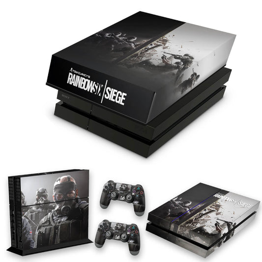 KIT Capa Anti Poeira e Skin Anti-Rage PS4 Fat - Tom Clancy'S Rainbow Six Siege