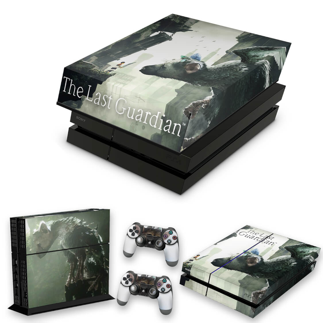 KIT Capa Anti Poeira e Skin Anti-Rage PS4 Fat - The Last Guardian