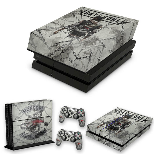 KIT Capa Anti Poeira e Skin Anti-Rage PS4 Fat - Days Gone
