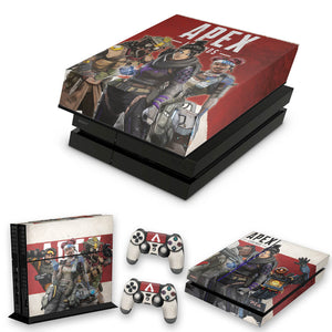 KIT Capa Anti Poeira e Skin Anti-Rage PS4 Fat - Apex Legends - Pop Arte Skins