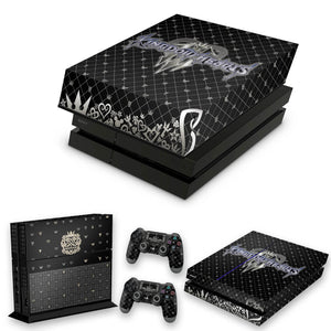 KIT Capa Anti Poeira e Skin Anti-Rage PS4 Fat - Kingdom Hearts 3 Iii - Pop Arte Skins