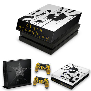KIT Capa Anti Poeira e Skin Anti-Rage PS4 Fat - Death Stranding Bundle - Pop Arte Skins