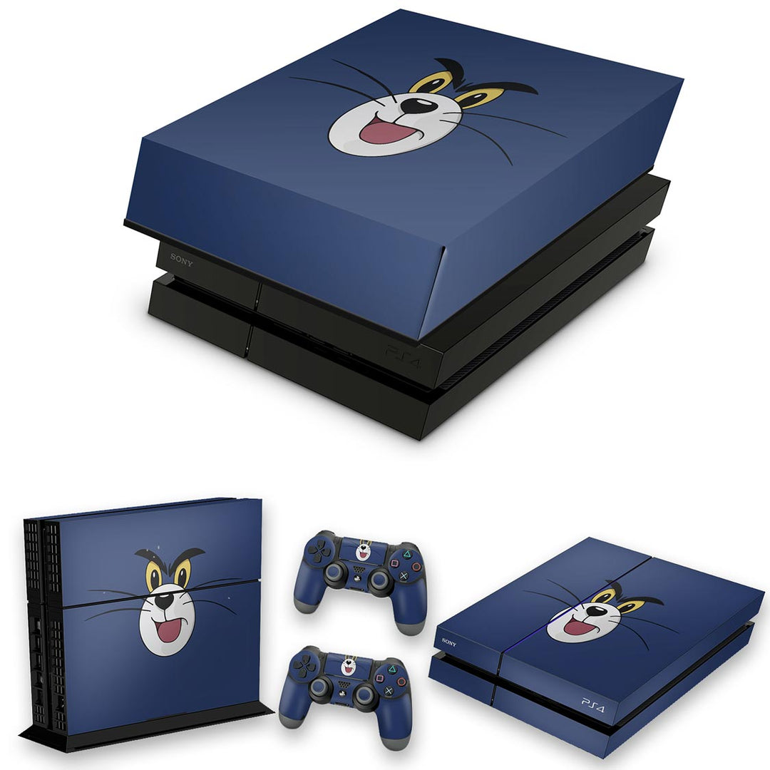 KIT Capa Anti Poeira e Skin Anti-Rage PS4 Fat - Tom - Pop Arte Skins
