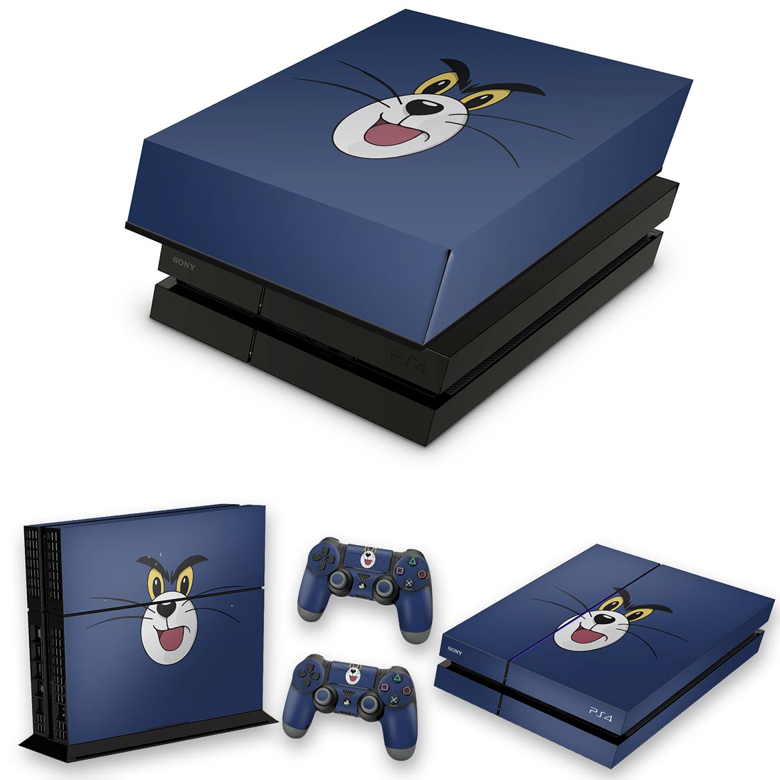 KIT PS4 Fat Skin Anti-Rage e Capa Anti Poeira - Tom