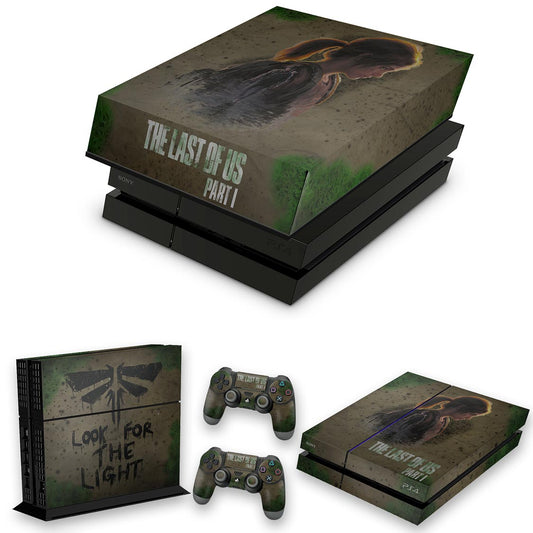 KIT PS4 Fat Skin Anti-Rage e Capa Anti Poeira - The Last of Us Part 1 I