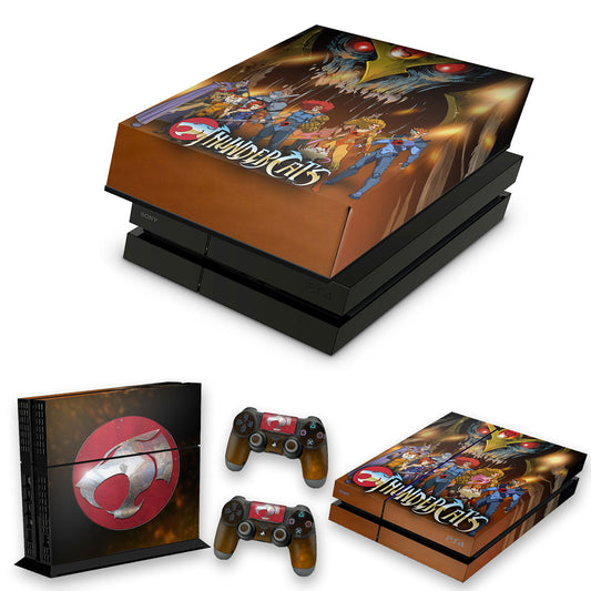KIT PS4 Fat Skin Anti-Rage e Capa Anti Poeira - Thundercats B