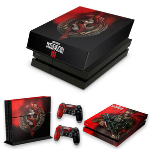 KIT Capa Anti Poeira e Skin Anti-Rage PS4 Fat - Call Of Duty Modern Warfare III - Pop Arte Skins